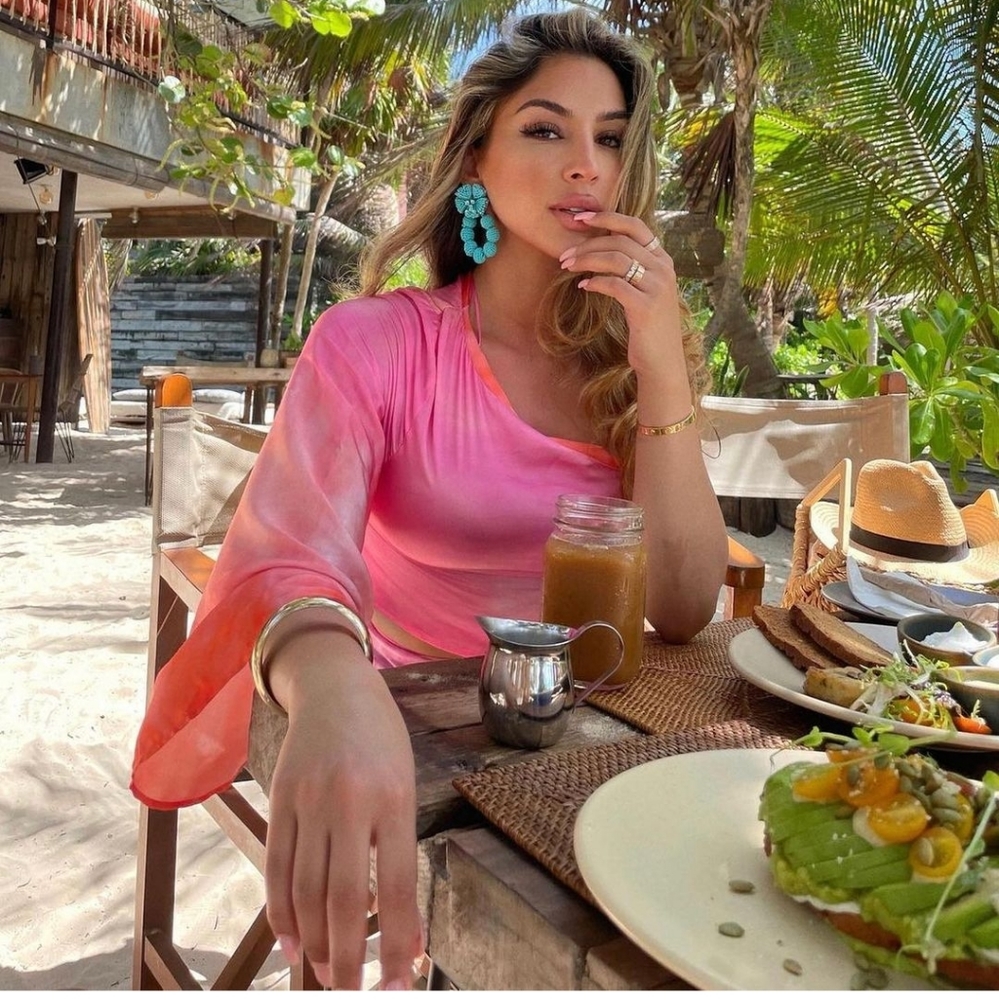 Zara Draped tie dye skirt + top Set - Picture 12 of 15